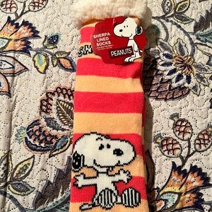 NWT Snoopy Slipper-Socks